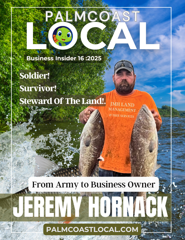 Jeremy Hornack JMH Landmanagement Palm Coast Local Business Insider. From Army Combat Solider to Stewardship Business Owner. Jeremy Hornack JMH Landmanagement Palm Coast Local Business Insider