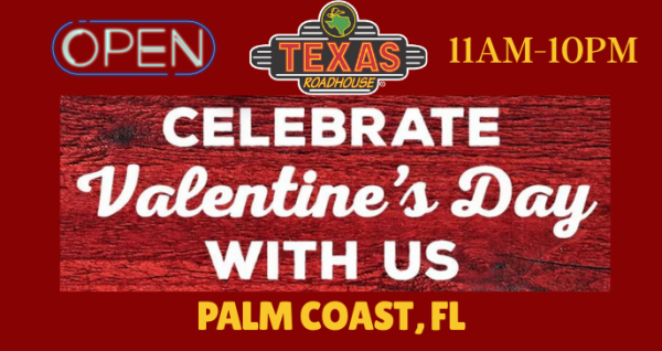 Valentine’s Day Dining at Texas Roadhouse – Palm Coast | Steak Dinner Specials & Family Night