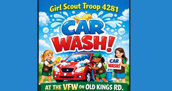 VFW Palm Coast car wash fundraiser April 11 2026 10 AM – 4 PM Troop 4281 donations appreciated Old Kings Road event