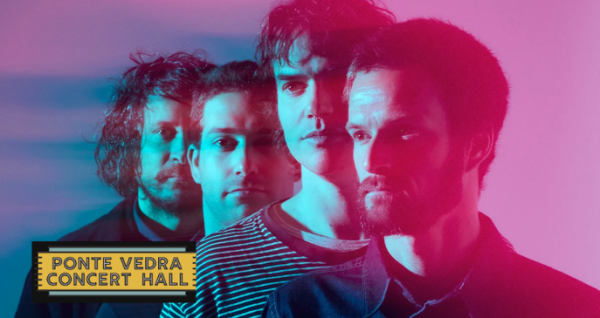 Promotional tour graphic for rock band All Them Witches performing live in concert with special guest Emma Ruth Rundle at the Ponte Vedra Concert Hall near Palm Coast, Florida.