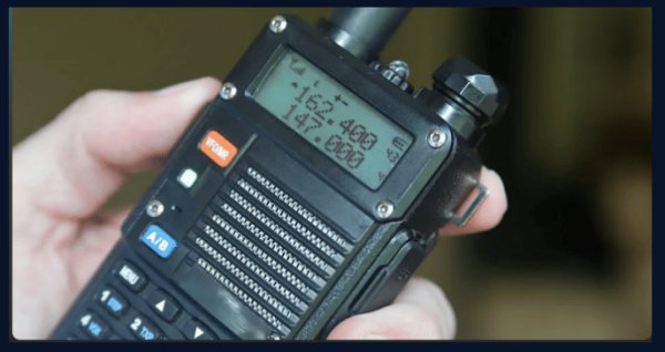 Emergency Radio Communications Class featuring disaster volunteer training details and GMRS radio topics.