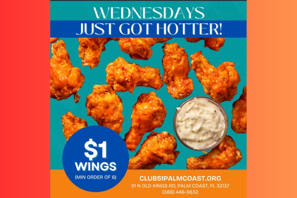 Club 51 Dollar Wings Wednesday