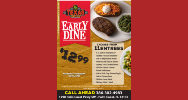 Texas Roadhouse Palm Coast Location | Palm Coast Local Events