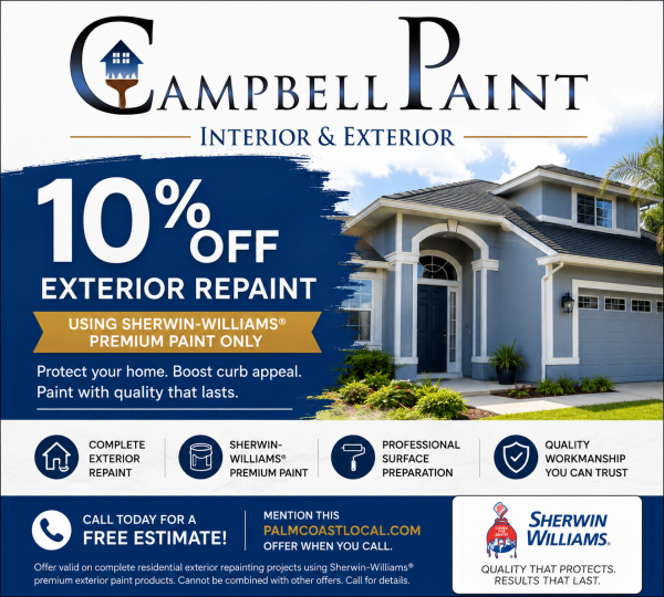 Residential House Repaint 10% Off