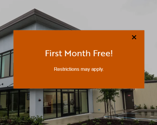 Your Storage Units Bunnell is offering a first-month-free promotion on eligible storage rentals.